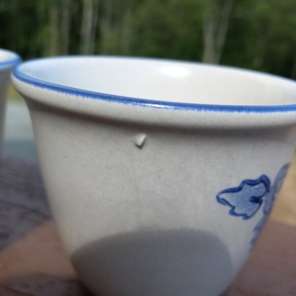 Vintage Pfaltzgraff Yorktowne Condiment Dipping Custard Bowls - Picture 14 of 15